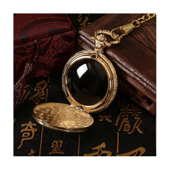 Obsidian-Scrying-Mirror-Mini-Black-Obsidian-Mirror-1PCS-Retro-Pocket-Watch-Scrying-Mirror-Witchcraft-Kit-for-Divination-Meditation-and-Spiritual-ConnectionWitchy-Gifts