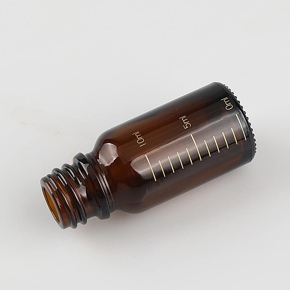 Bottiglie Vuote Per Oli Essenziali In Vetro Ambrato - Con Contagocce, 3 Pezzi, 5-100 Ml A Scelta - Foto 10