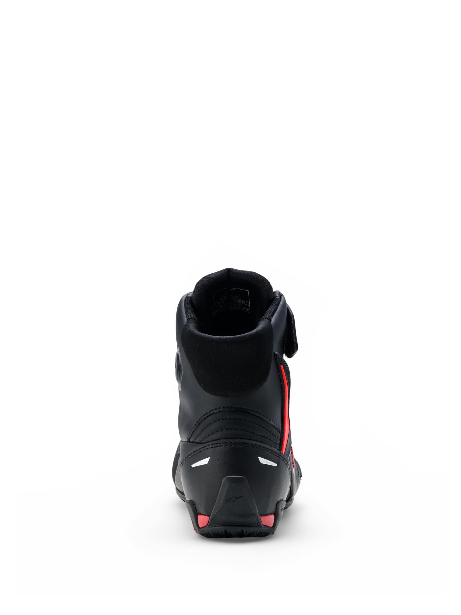 Alpinestars Faster 4 Drystar wasserdichte Motorrad Schuhe, schwarz/rot, 10 (43)