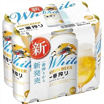 Amazon.co.jp: 一番搾り キリン ビール500ml×6本 ホワイトビール