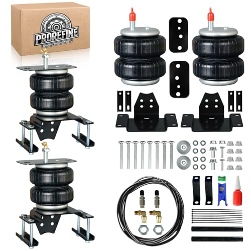 Upgraded Air Spring Bags Suspension Kit Compatible with Toyota Tundra 2007-2021 2WD 4WD Truck Towing 5000 Lbs of Load Leveling Capacity Replace 7-1250 airbag suspension kit