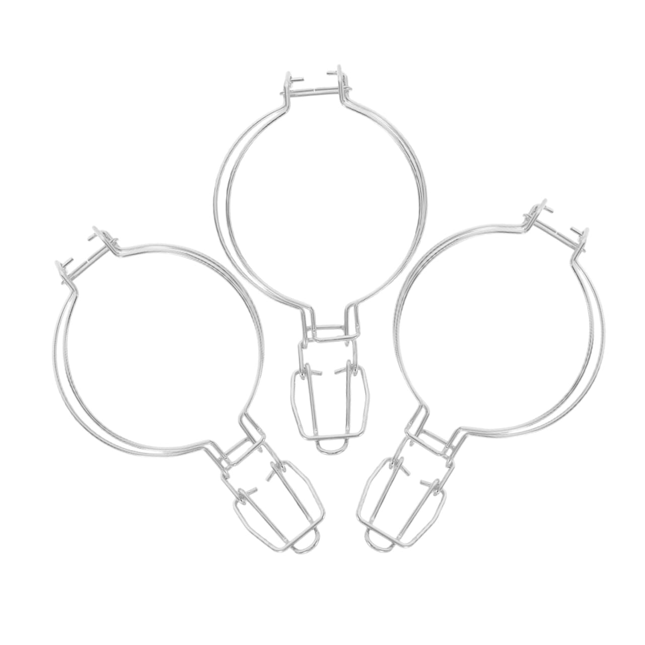 Gatuida Abrazadera De Alambre para Tarros (3 Unidades): Accesorios para Tarros De Vidrio - Hebillas De Alambre De Acero Inoxidable, Clips De Sellado, Cierre De Repuesto para