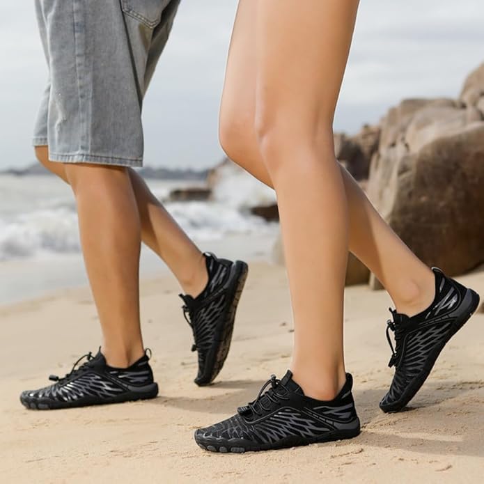 Image of ELETON Barefoot Shoes Women Men Footwear, Wide Toe Box Hiking Zero Drop Non-Slip Quick-Dry River Boat Pool Beach Water Shoes, Lightweight Swimming Running Walking Sneakers Unisex