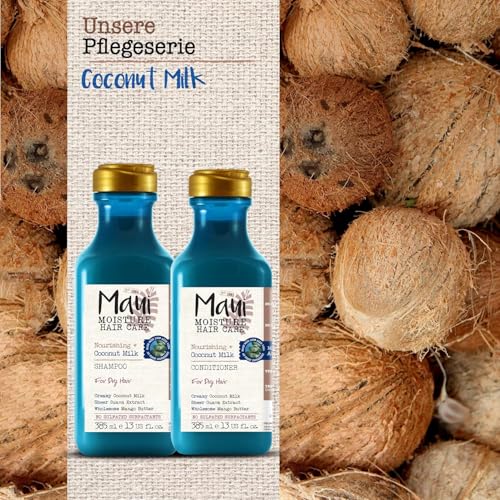 Maui Moisture Kokosmilch Shampoo 385 ml, pflegendes Shampoo für Haarpflege