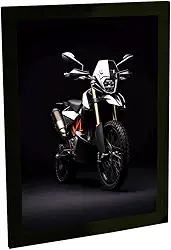 Quadro Decorativo Moto Big Trail Ilustração Decoração Poster Quarto Sala