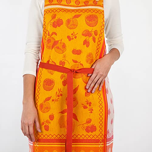 Now Designs Jacquard Apron, W28 X L32In, Fruit Salad #TOP2