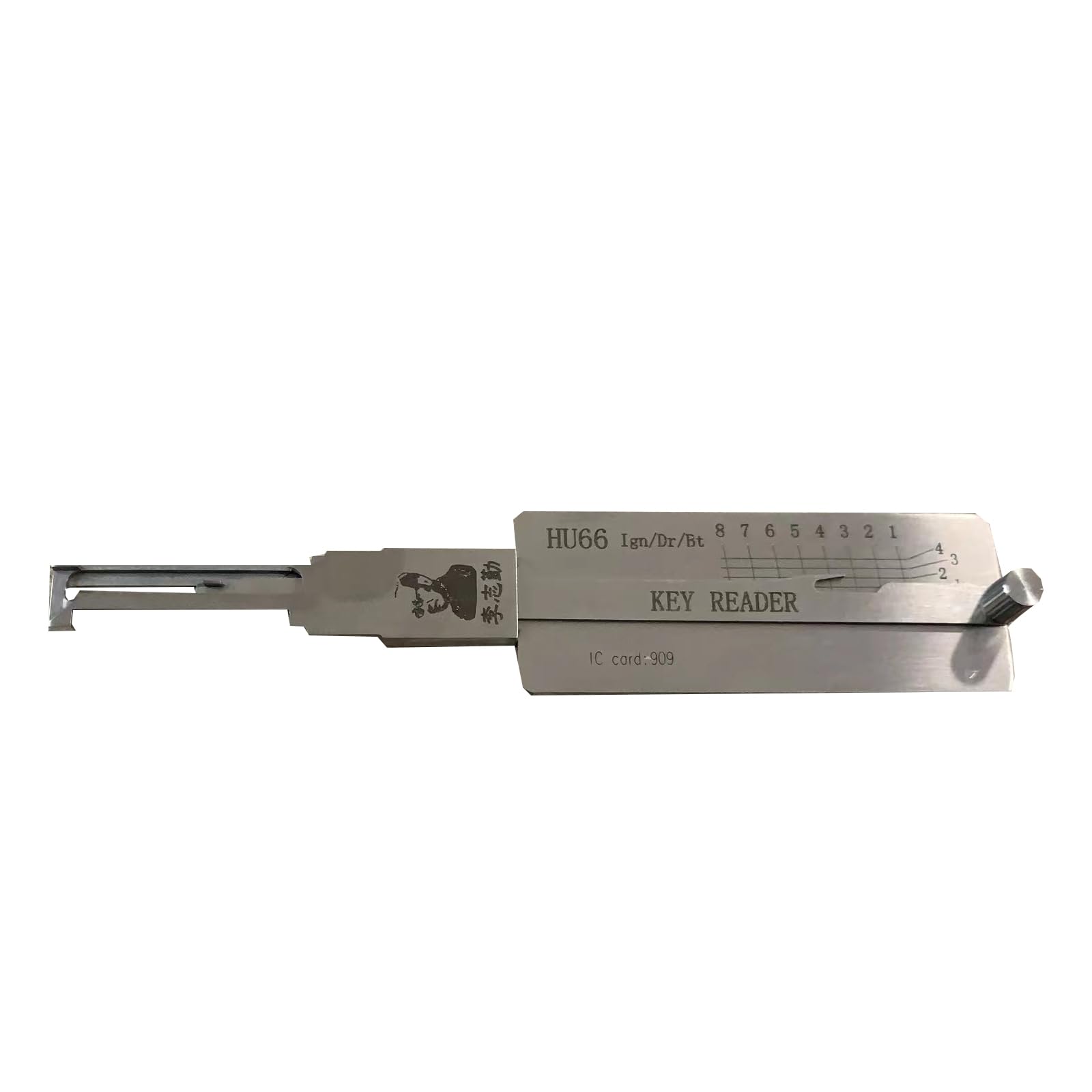 Rlokk Silver Lishi Auto Hu66 Car Key Reader - Professional Locksmith Tool