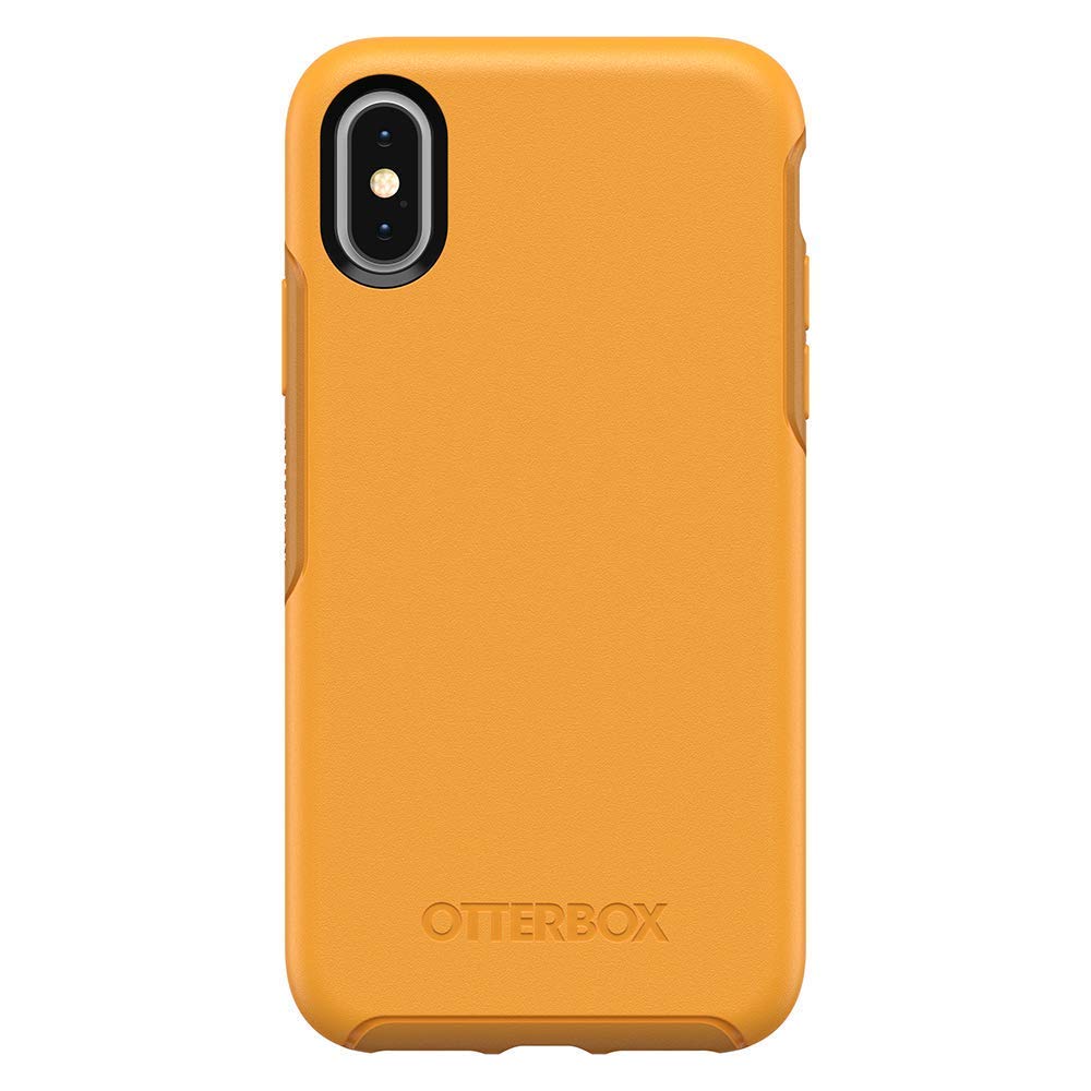 OtterBox SYMMETRY SERIES Case for iPhone Xs & iPhone X - Retail Packaging - ASPEN GLEAM (CITRUS/SUNFLOWER)