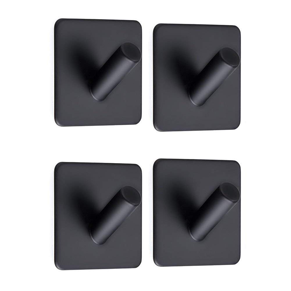 Ganci Portasciugamani Adesivi YUET | Acciaio Inox SUS 304 | Argento Lucido | Per Cucina E Bagno Senza Forare