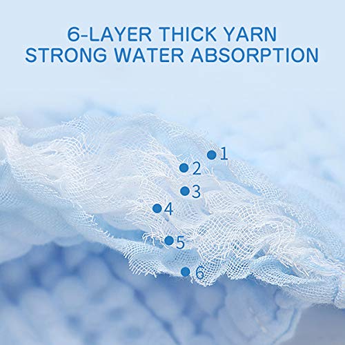 EXTSUD 10 Pezzi Asciugamani Bimbi in Mussola