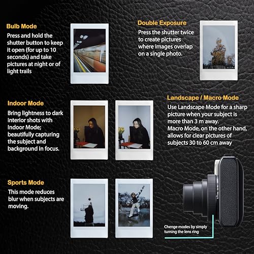 Fujifilm Instax Mini 99 Instant Film Camera Bundle with Fujifilm Instax Mini Instant Film (20 Sheets) with Accessories Including Protective Carrying Case Value Bundle - image 4