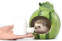 Vista 2 de Dahey Drinking Water Feeder Ceramics Slient Bottle Waterer Automatic Small Pets for Hamster Hedgehog Chinchilla Ferret Small Guinea Pig, White, 8Oz