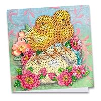 Kit De Tarjeta De Felicitación Con Diamond Painting | 16x16 Cm | Incluye Piedras, Herramientas Y Sobre