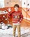 Tshyfiper Kid Ugly Christmas Sweatshirt Xmas Crewneck Sweater for Toddler Boy Red Funny Pullover Top Clothes (Red, 9-10T)