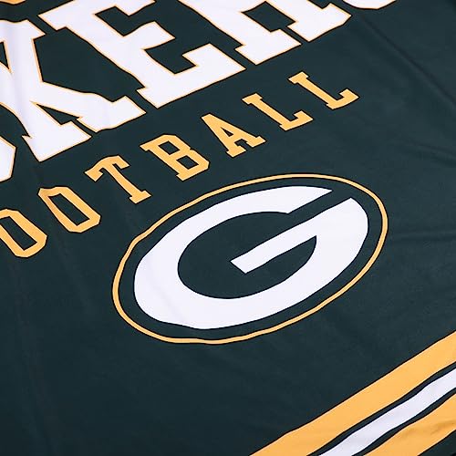 FOCO Green Bay Packers Sherpa-Fleecedecke, 152 x 178 cm