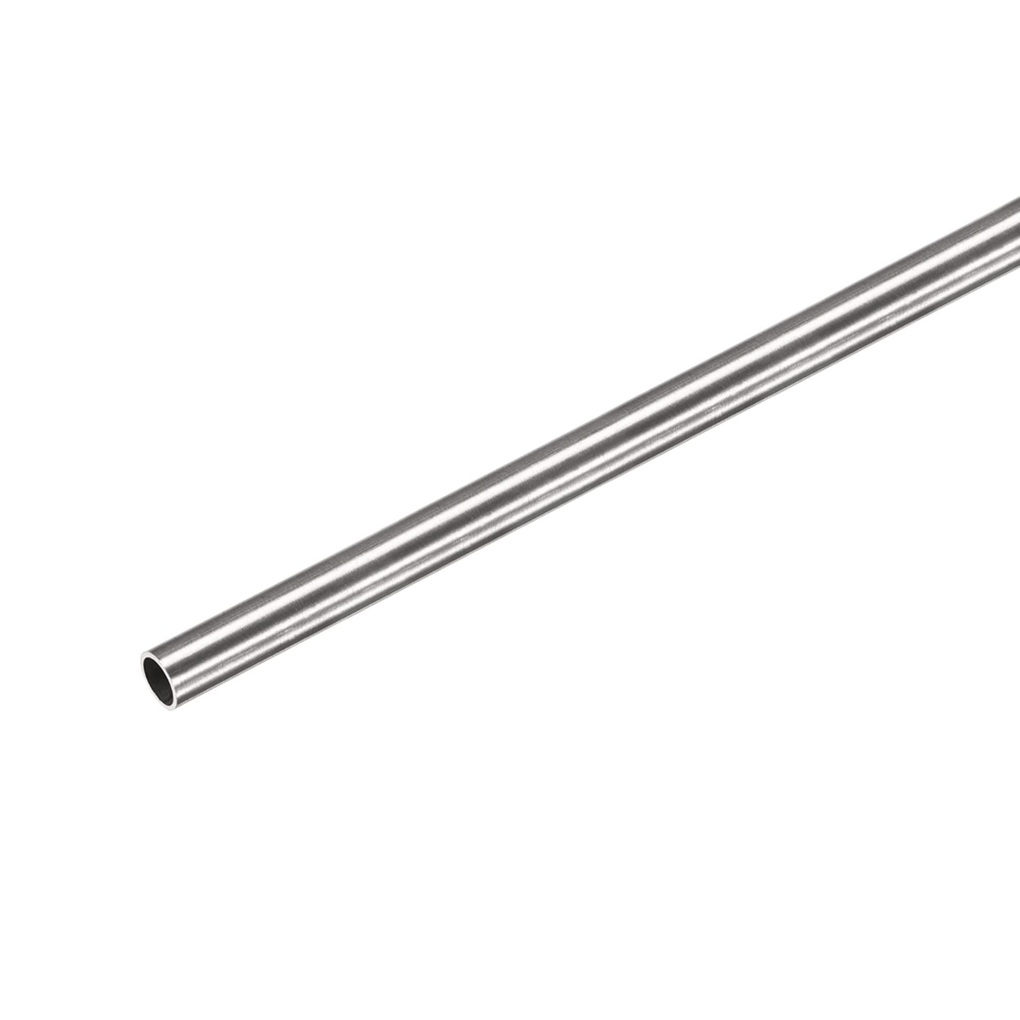 uxcell 304 Stainless Steel Round Tube 5mm OD 0.5mm Wall Thickness 250mm Length