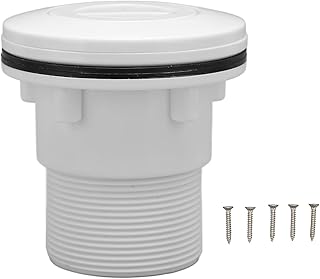 Bocal de saída de piscina de 3,8 cm, bocal de massagem profissional durável para natação SPA, entrada de sucção de saída de água G2A, acessório de piscina para piscinas e banheira de massagem