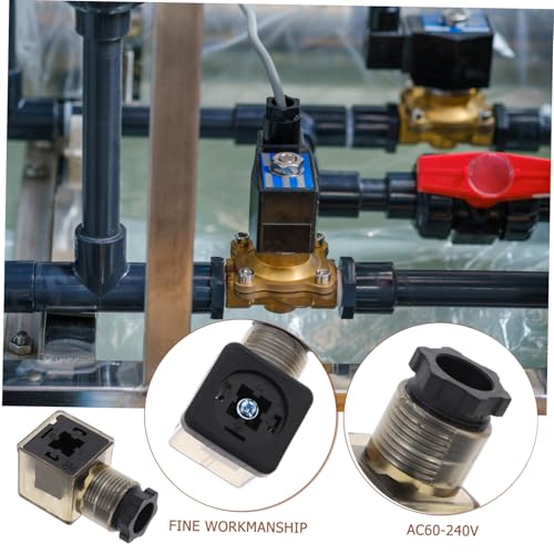 Conector para válvulas solenoides caja de conexiones DIN enchufe de pines resistente 4