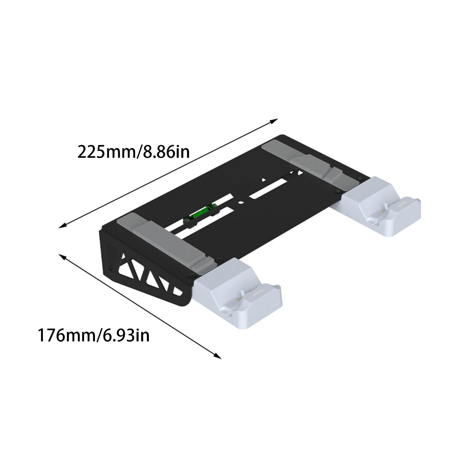 Soporte de almacenamiento multifuncional para consola de pared, soporte de ahorro de espacio con estación de carga y accesorios para colgar