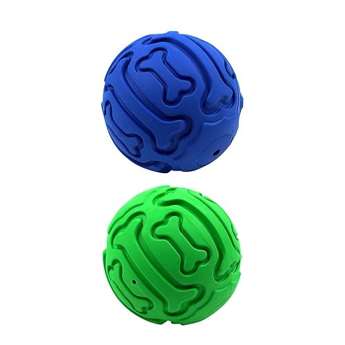 SMELL & SMILE 2PCS Juguetes Mordedores para Perros Juguetes Interactivos Seguro para Cachorros y Perros…