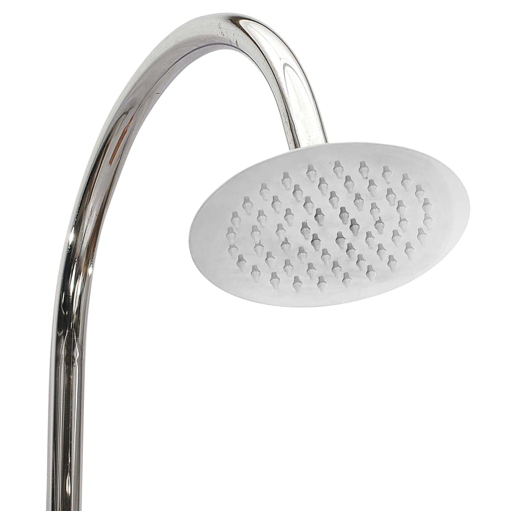 Ducha de jardín de Madera Maciza de Teca 75x75x210 cm 11.55,312276