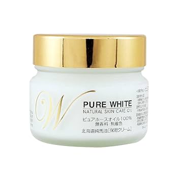 Amazon | 北海道精製純馬油ピュアホワイト | 北海道純馬油本舗