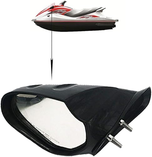 SPAUTO Yamaha WaveRunner 2010-2014 VX Deluxe Sport Cruiser VXR VXS 2015-2016 V1 Espejo Izquierda Cruiser Deluxe Sport Negro F2N-U596B-00-00