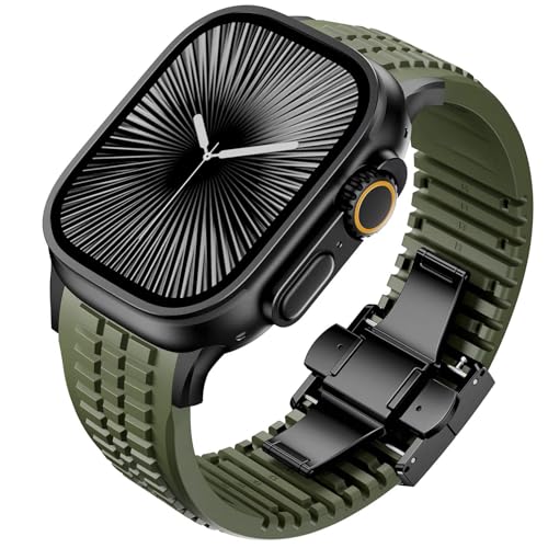 diosbras �A�b�v���E�H�b�`�p �o���h for Apple Watch�p �ی�J�o�[ �x���g �X�e�����X ���o�[ �n�C�u���b�g49mm ULTRA �E���g�� ���� ������� �����Y �V���R�� �X�|�[�c 42mm/44mm/45mm/49mm Seri