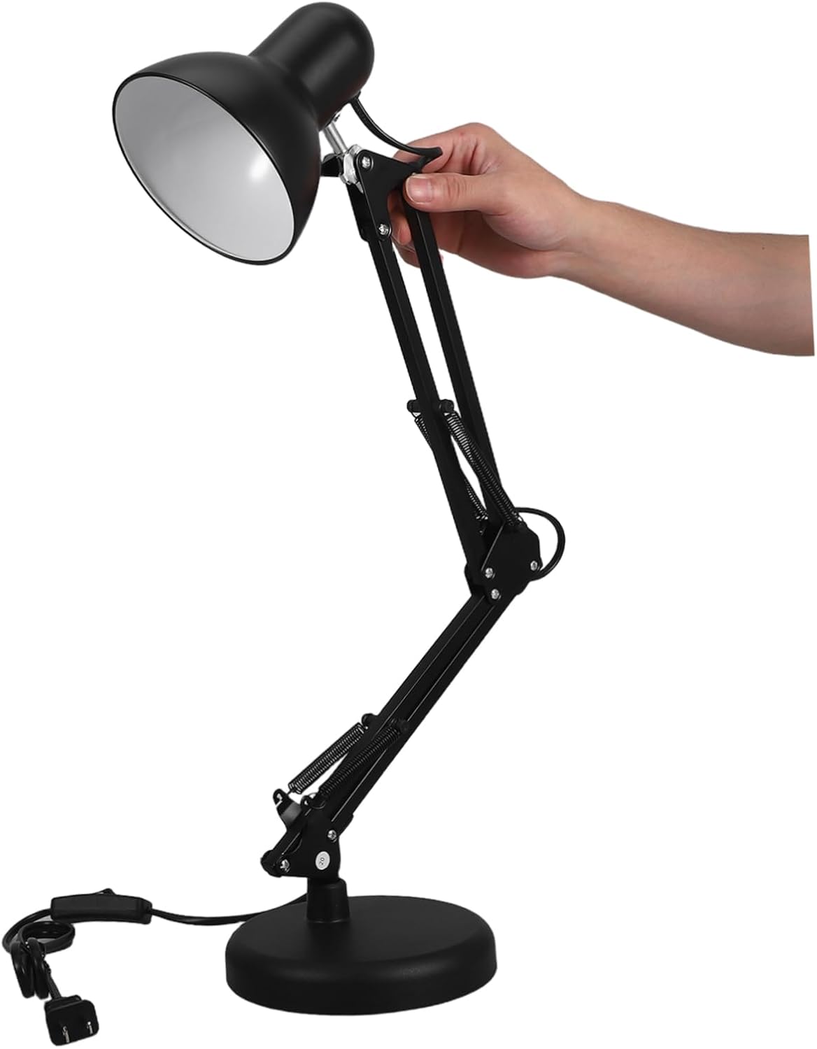 STOBOK Adjustable Clamp Desk Lamp for Boy Girl Eye-Caring Light for Study Reading and Computer Use Durable Build with Multiuse Capability Compact Design for Easy Storage