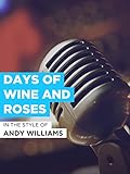 andy williams moon river mp3 download free  Days Of Wine And Roses im Stil von \