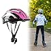 Zxpjkyu Kids Bike Helmet, Cycling Helmet, Impact Resistant Sports Accessory, Teens Skateboard Helmet for Roller Skate Rollerblading, Rose Red