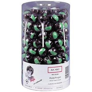 Küfa – Kola – Cola – Kugel Lolly – Lutscher – Box mit 100 Stück Inhalt
