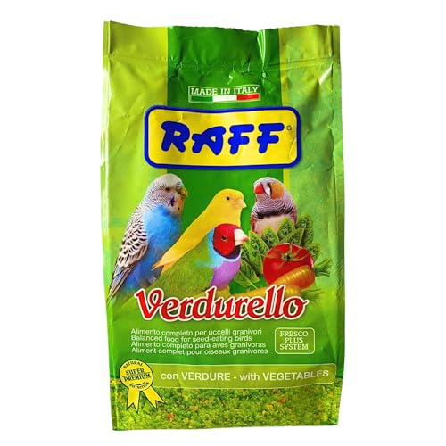 RAFF Verdurillo - Alimento completo para aves granívoras, 400 g