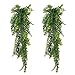 Produktbild LinTimes Künstliche Hängepflanzen,80 cm,Persisches Gras,Hängende Pflanzen, Kunststoff, Farne, Reben für Wand, Wohnzimmer, Küche, Schlafzimmer, Garten, Veranda, Hängekorb, Dekoration, 2 Stück