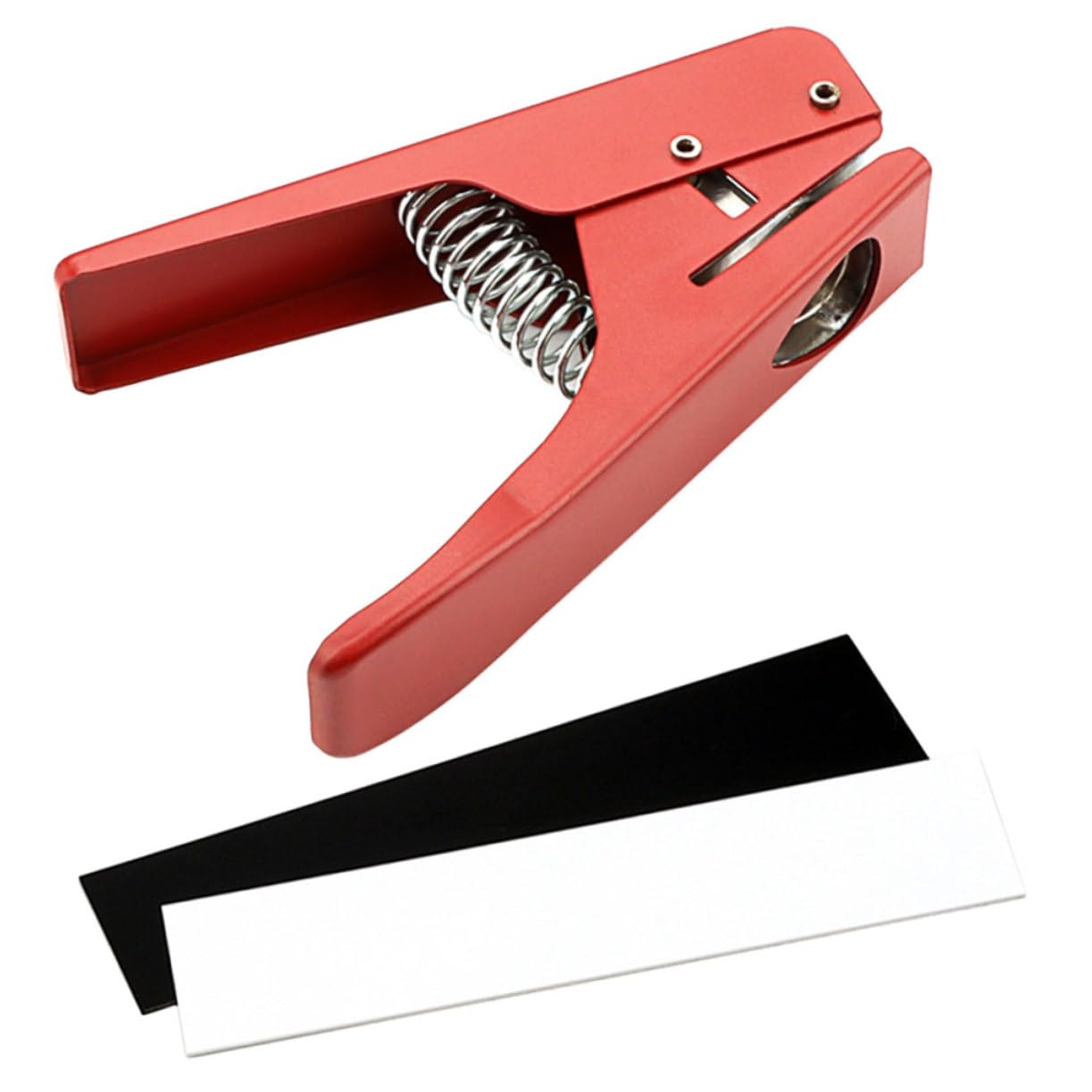 Perforatrice per Plettri in Metallo Strumento di Personalizzazione per Basso Gadget per Chitarra Kit Fai da Te Attrezzo Resistente e Preciso per Creare Plettri