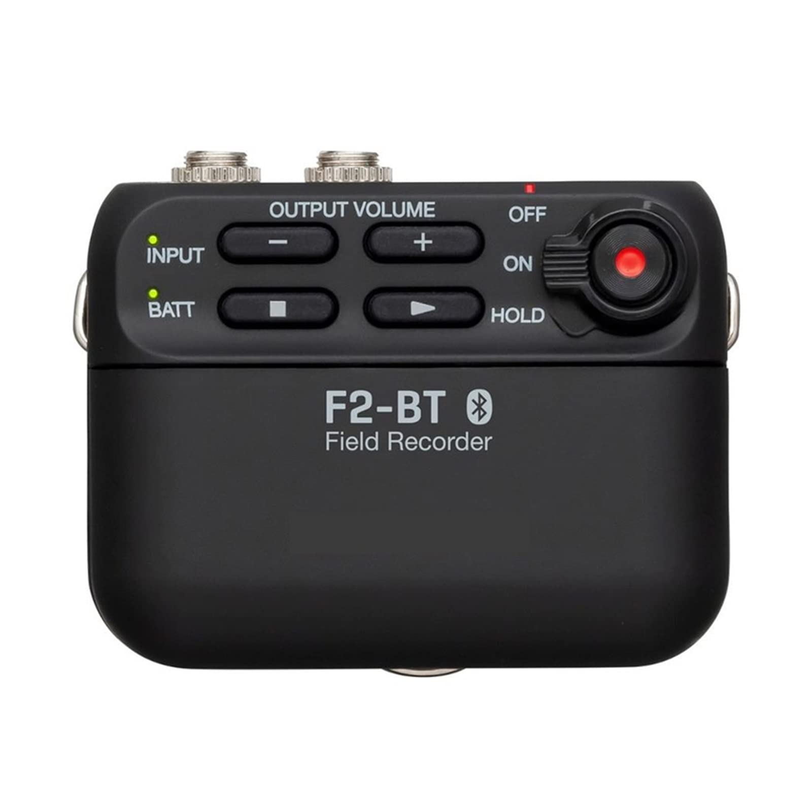 Microphone F2 / F2-BT Compact Field Audio Recorder Micropohone with Rec Hold Function for Mobile Live Broadcast and Vlog Suitable for Anchor, Dubbing Studio, Recording, st (Color : F2-BT)