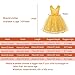 Cichic Girls Dresses 2019 Flower Girl Wedding Dress Elegant Dresses for Party 2-9 Years (5-6 Years, Yellow Lace 01)