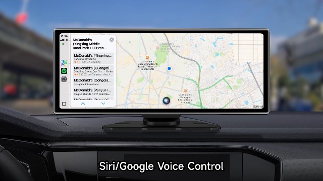4K CarPlay ダッシュボード 11.26インチ Wireless Carplay Screen for Car with 4K Dash Cam, 11.26 inch