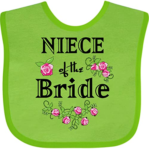inktastic Niece Of the Bride Roses Baby Bib