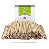 1000 houten koffieroerdertjes. Wegwerpkoffiesticks, biologisch afbreekbare roerstaafjes voor koffie met een lengte van…