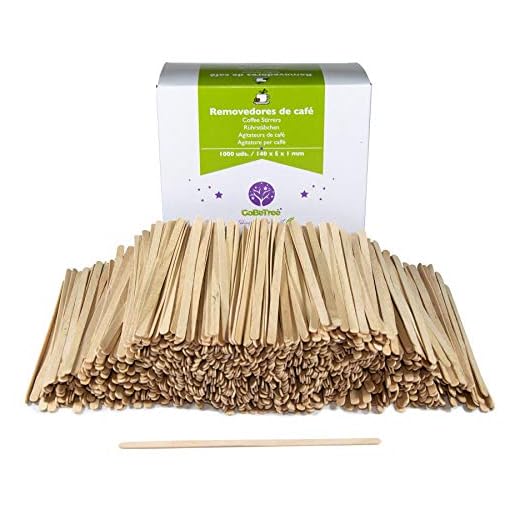 1000 Stk. Rührstäbchen 14 cm lange aus Holz. Einweg Kaffeestäbchen, Kaffee Holzrührstäbe. Sticks Für Tee und Kaffee. Holzstäbchen zum basteln