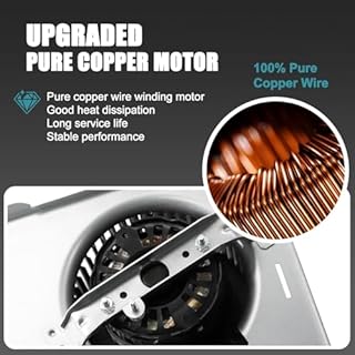 Criditpid S97015159 Exhaust Fan Motor Assembly Replacement for Nutone Broan 684-D/2684F-A, 676, 684NT-A, 683-C, DX90, 80RDF, 80RDB, NT080C, 97015159 Bathroom Motor Assembly.