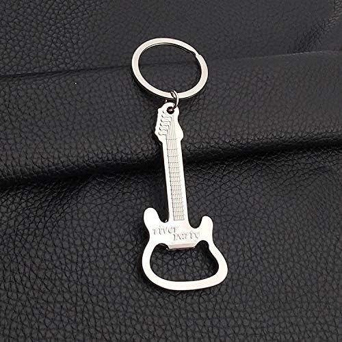 Miniatura 4 de Llavero de abridor de botellas de cerveza llavero creativo de guitarra para abridor de botellas de cerveza accesorios de cocina llavero multiusos