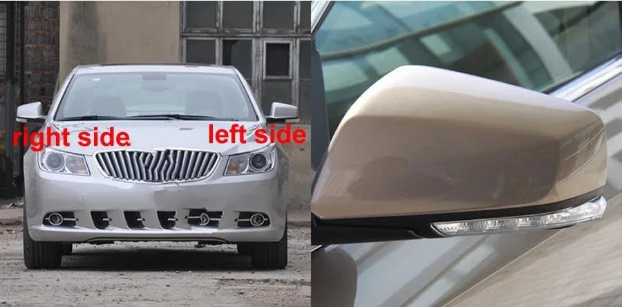 Coque de rétroviseur pour Buick Lacrosse 2009-2015 pièce de rechange carrosserie or L