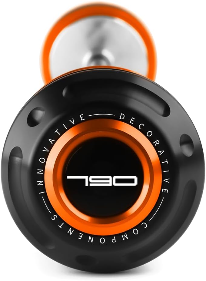 Motorcycle Front Wheel Axle Fork Slider Crash Protector Compatible With K.T.M 790 Duke 2018 2019 2020 2023 2024 2025 | 790duke duke790 Parts Accessories (orange)