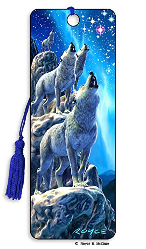 3D Royce Wolf Bookmark- by (Northern Choir)