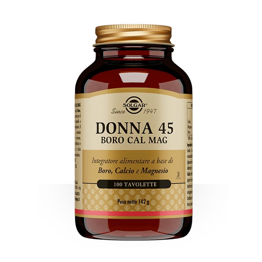 Solgar Donna 45 Boro Cal Mag Integratore Alimentare, 100 Tavolette - 4