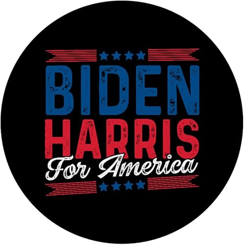 Miniatura 3 de Biden Harris For America Kamala Harris Red White Blue PopSockets Swappable PopGrip