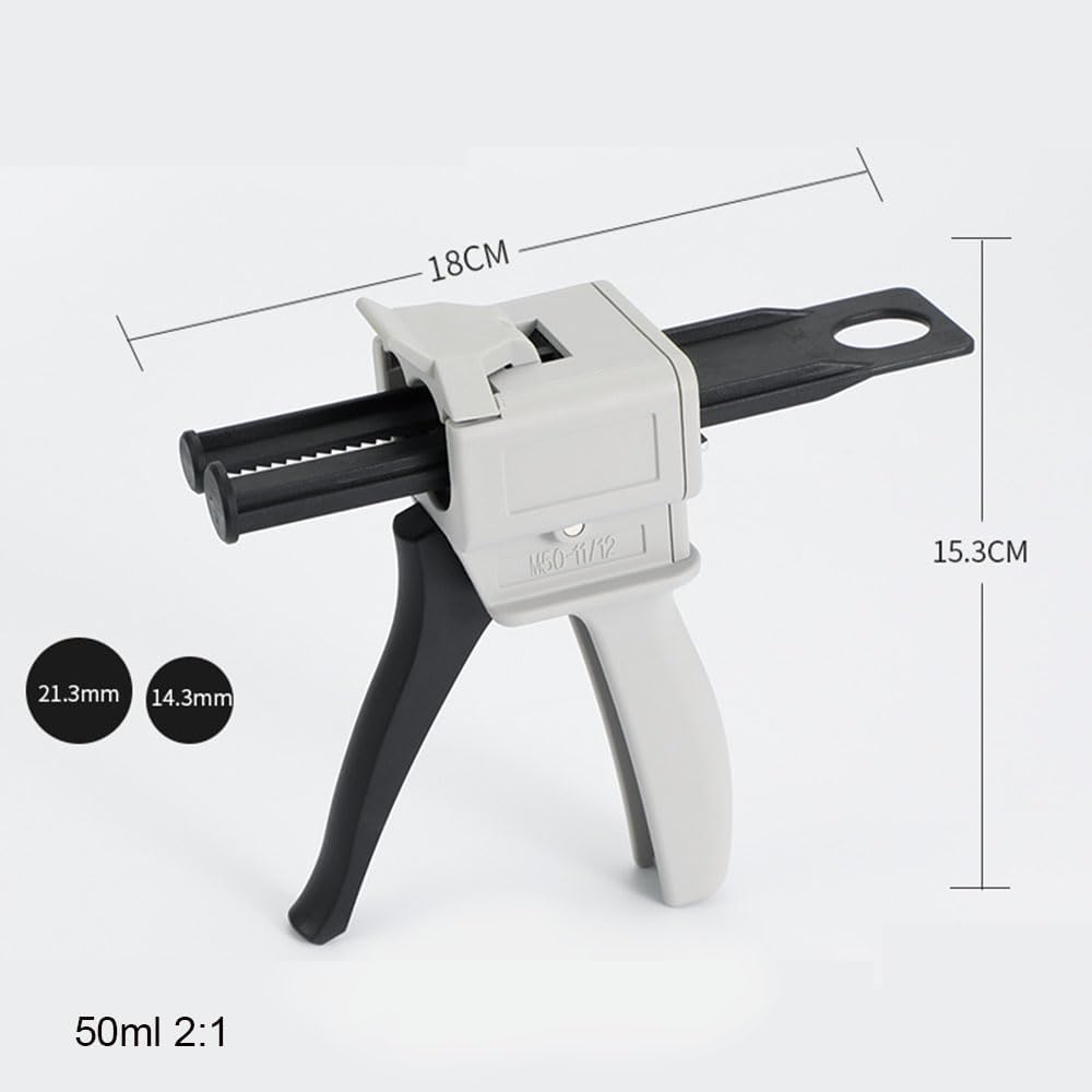 50ml 2:1/1:1 Impression Mixing Dispensing Gun dispensing kit Mixing Cartridge Dispenser Gun