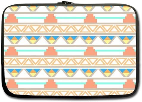 Superior Neoprene Aztec Pattern Sleeve Case for Macbook Pro 15" and Laptop 14" 14.1"